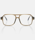 Fendi FF Squared aviator glasses