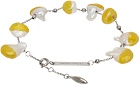 Panconesi Silver Pearl Vacanza Chain Bracelet