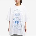 Vetements Women's Scribbled Teen T-Shirt in White