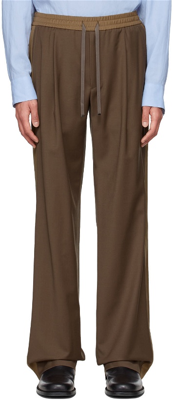 Photo: System Brown Wool Trousers