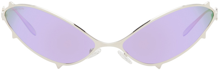 Photo: MAUSTEIN SSENSE Exclusive Silver Metal Spike Sunglasses