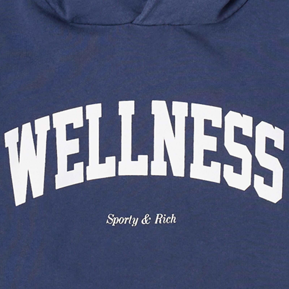 Sporty & Rich Wellness Ivy Hoodie in Navy Sporty & Rich