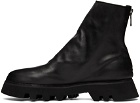 Guidi Black ZO08V Zip Boots