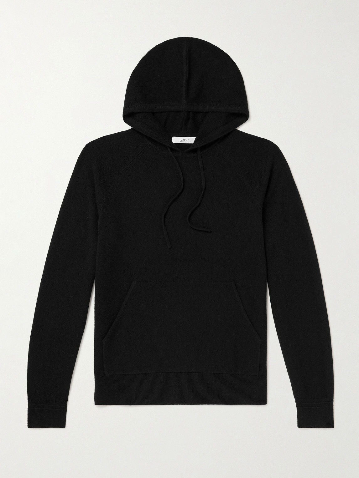 Mr P. - Mitchell Cashmere Hoodie - Black