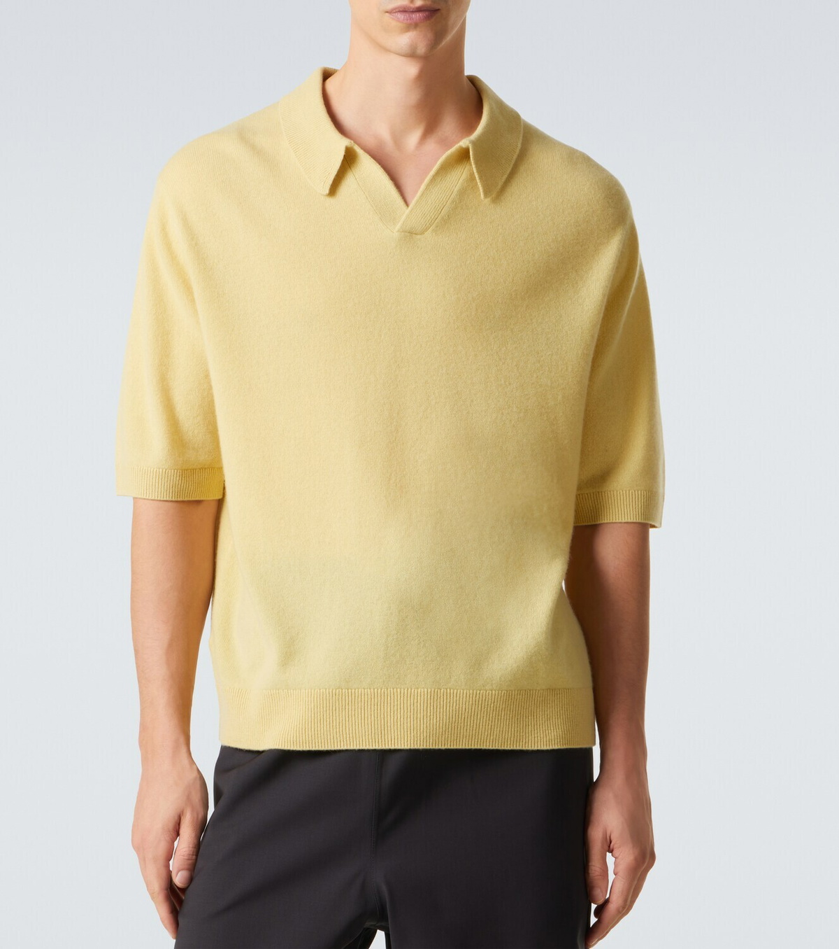 Le Kasha Bale cashmere polo sweater