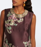 Alémais Josie floral ruffled minidress