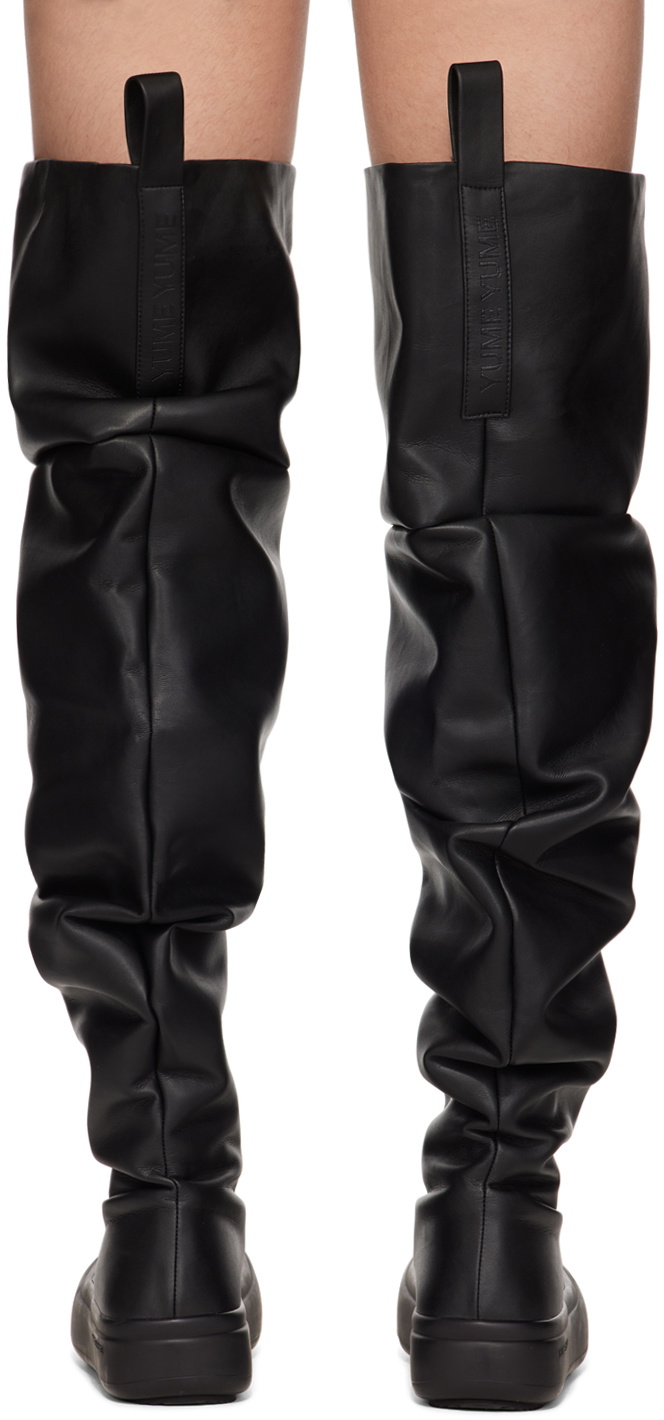 YUME YUME Black High Fisherman Boots Yume Yume YUME YUME Black High Fisherman Boots Yume Yume