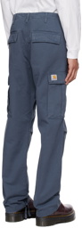 Carhartt Work In Progress Blue Regular Cargo Pants