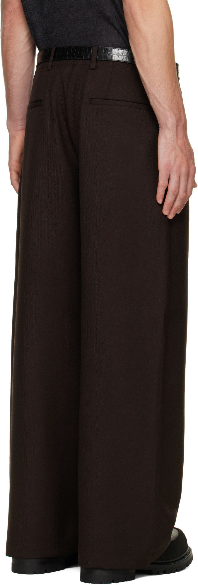 OUR LEGACY Brown Bridge Chino Trousers
