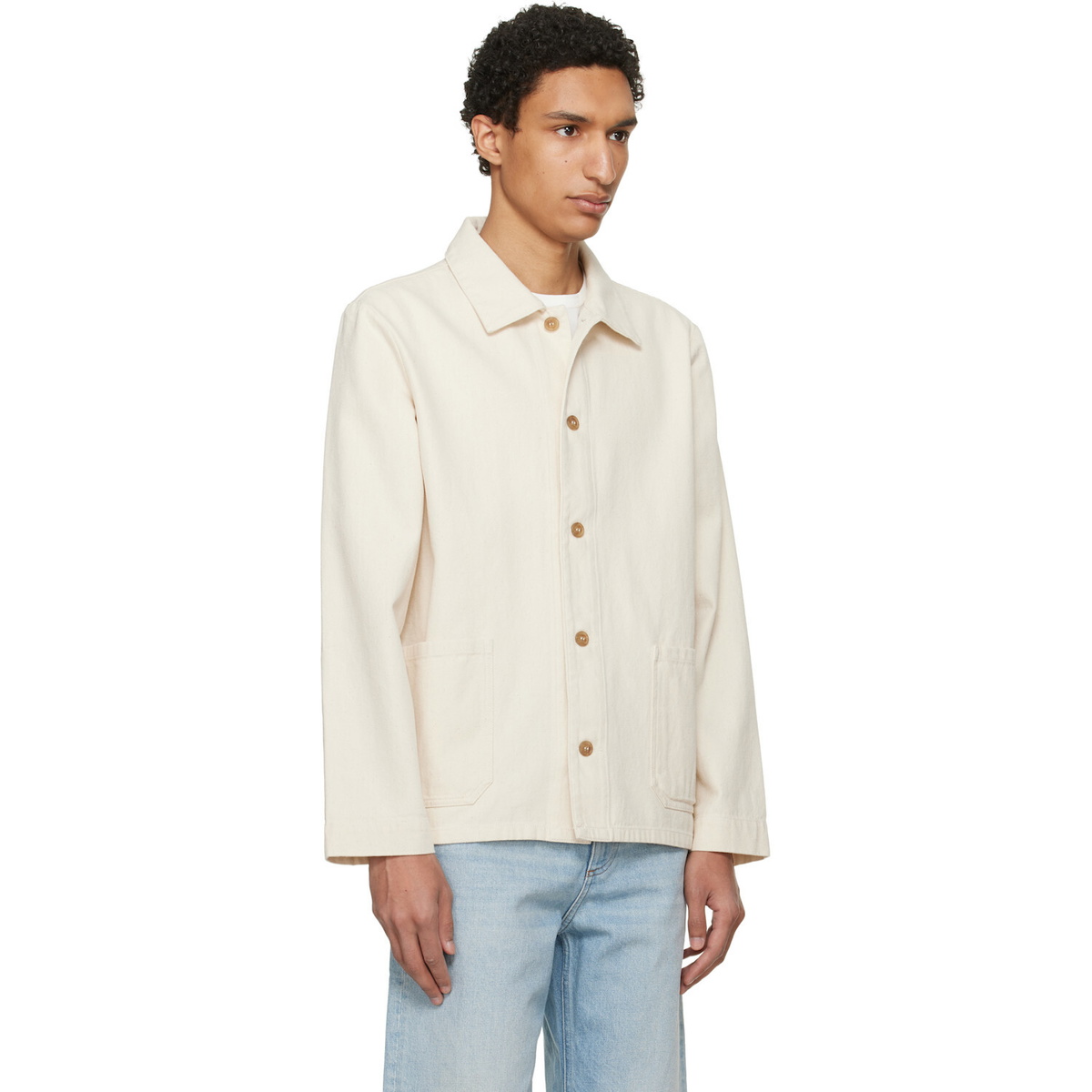 A.P.C. Off-White Kerlouan Denim Jacket