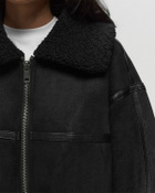 Rotate Birger Christensen Oversized Bomber Jacket Black Bomber Jackets