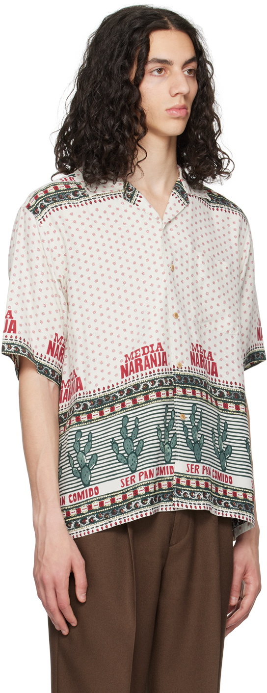 Kuro Off-White Media Naranja Shirt
