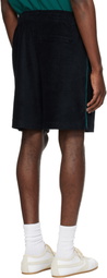 Casablanca Black Towelling Shorts