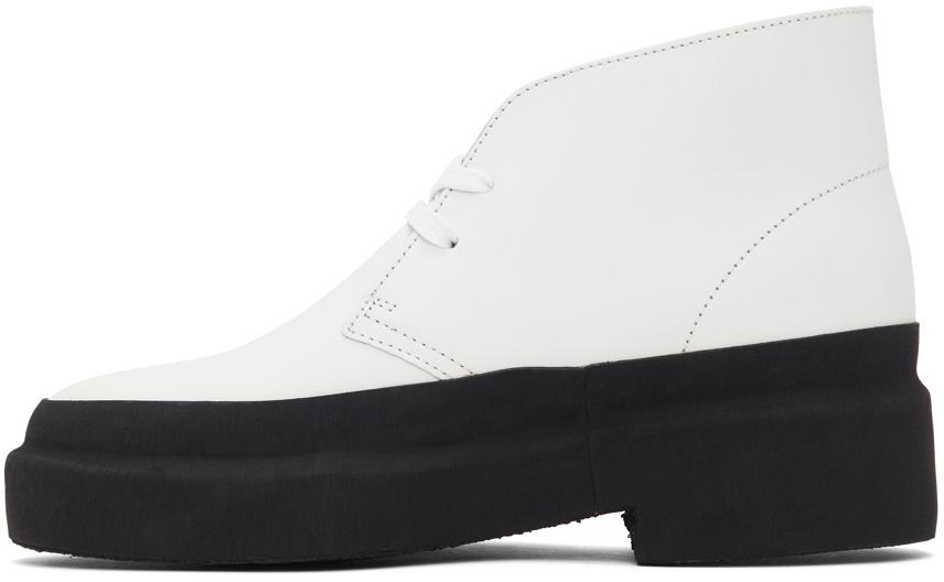 Clarks Originals White Desert Galosh Boots Clarks Originals display picture 1
