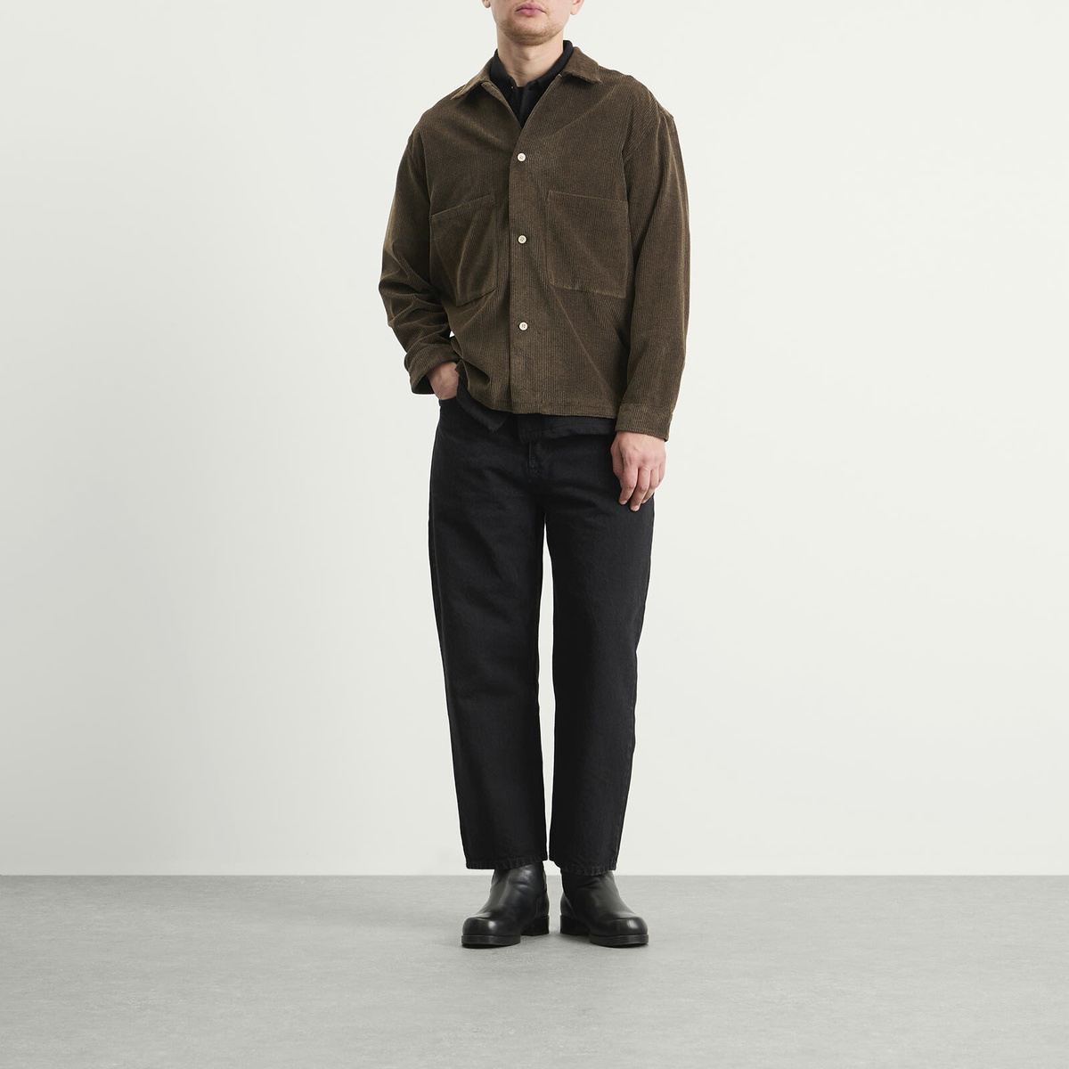A Kind of Guise Men's Sayan Shirt Jacket in Wild Bear Corduroy