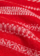 Isabel Marant étoile Amity Fair Isle Brushed Alpaca-blend Jumper Red