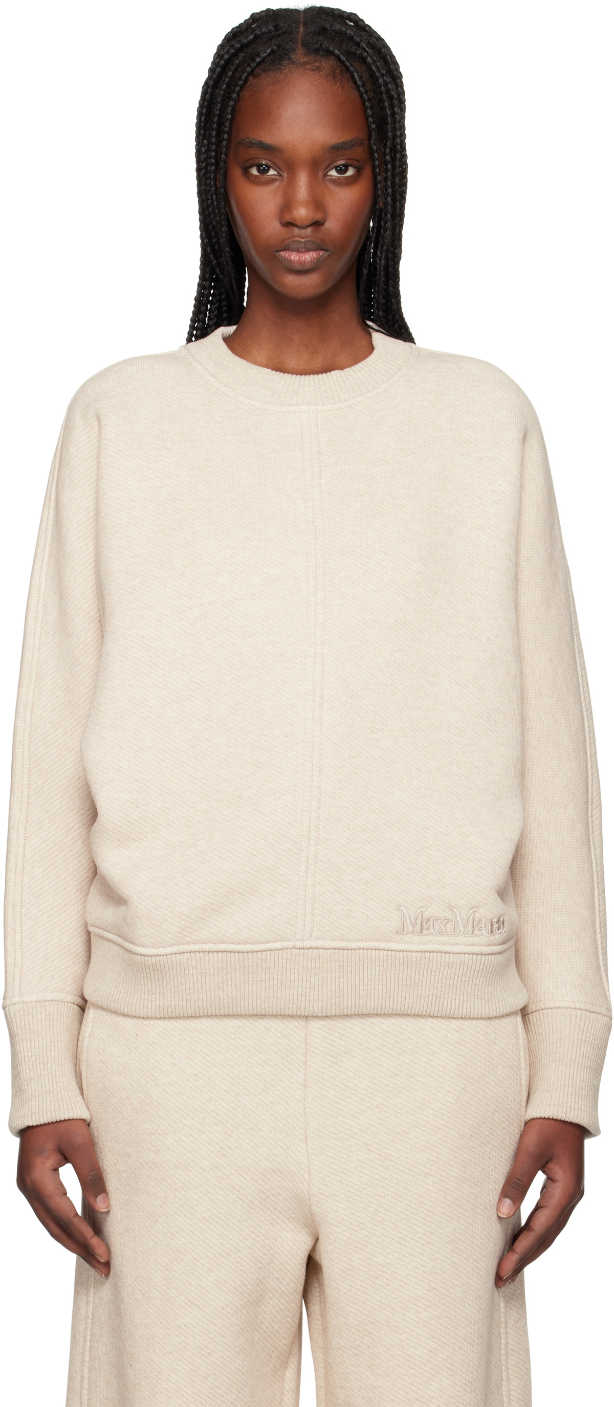 Max Mara Beige Cral Sweatshirt