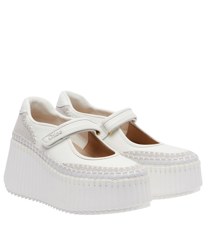 Photo: Chloé Nama leather platform sneakers