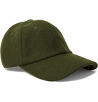 NN07 - Wool-Blend Flannel Baseball Cap - Green