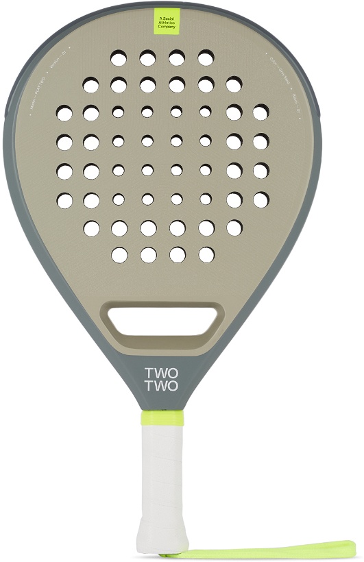 Photo: TWOTWO Grey & Beige PLAY TWO Padel Racket