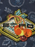 ETRO - Embroidered Denim Crop Top