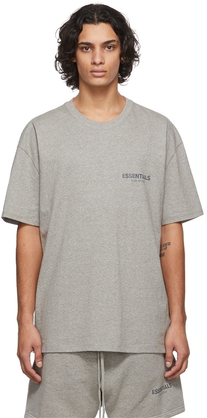 Photo: Essentials Grey Jersey T-Shirt