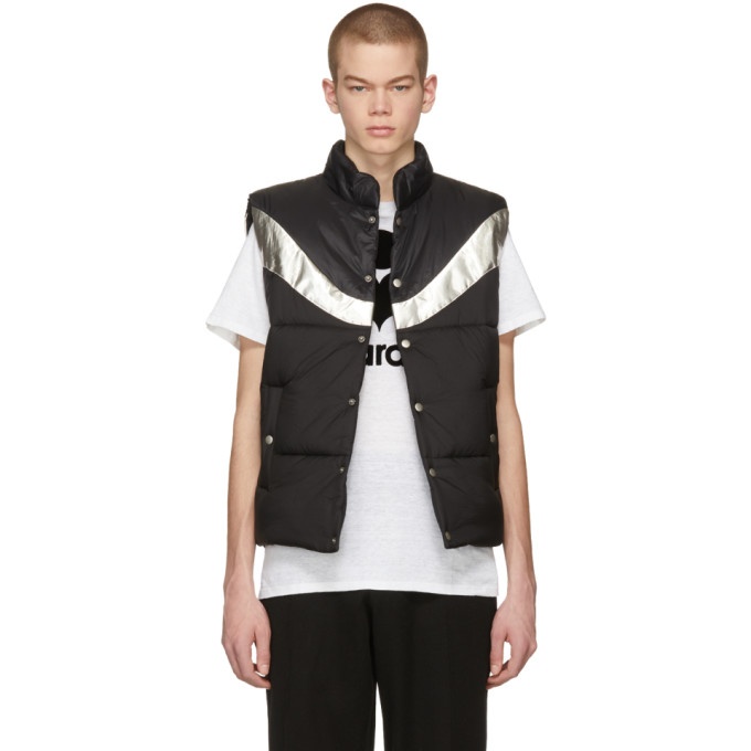 Photo: Isabel Marant Black and Silver Dream Puffer Vest