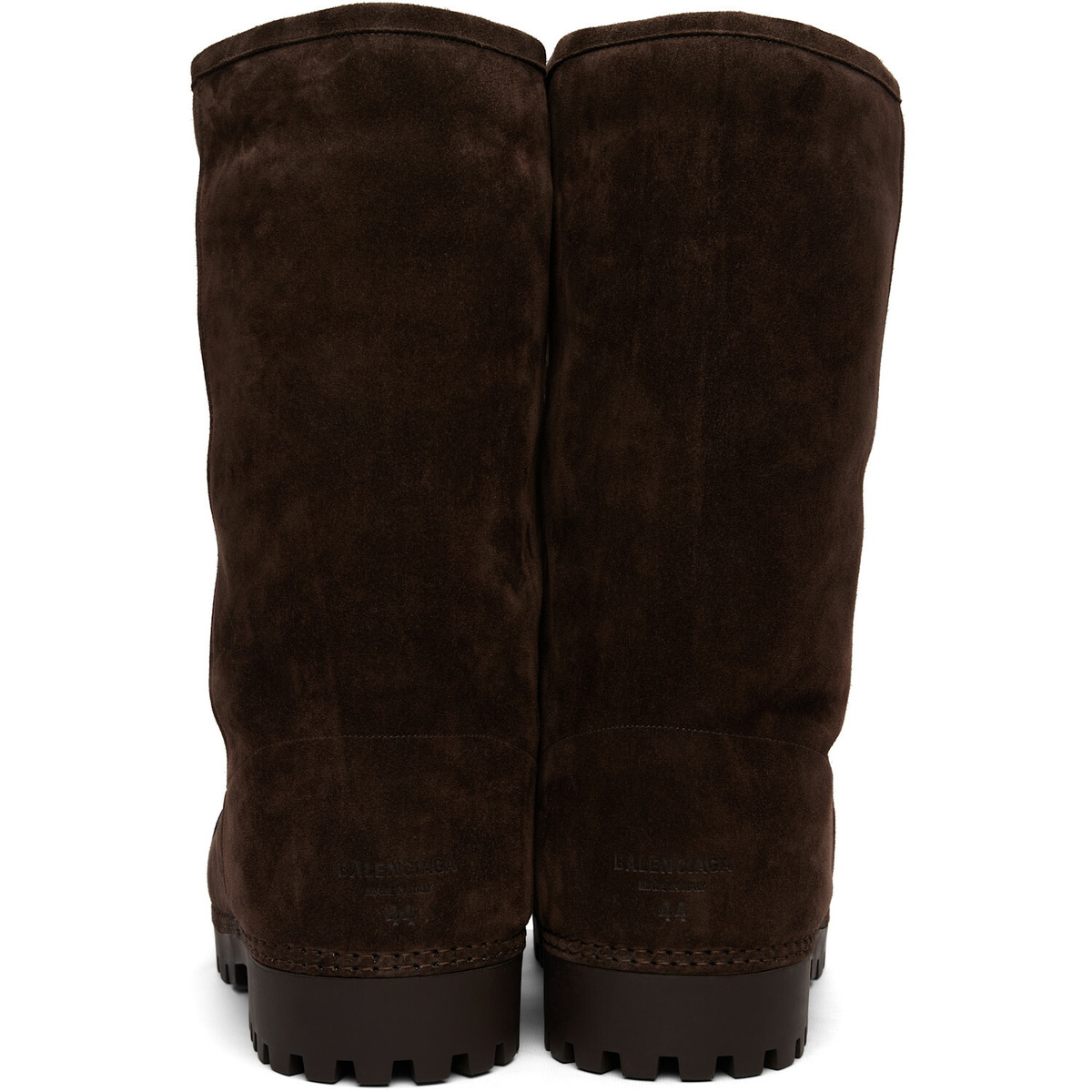 Balenciaga Brown Alaska Fur High Boots