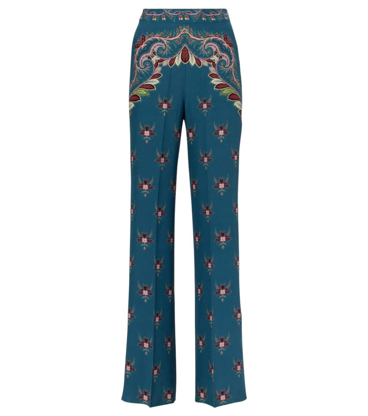 【送料&関税込】Etro Viscose Trousers ETRO gradient-effect Silk Trousers | Red | FARFETCH JO