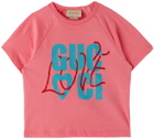 Gucci Baby Pink Logo T-Shirt