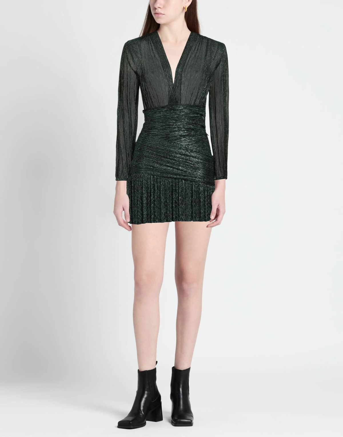 Maje Womens Mini dress Emerald in Green