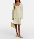 Calvin Klein Collection Tina Small snake-effect leather shoulder bag