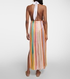 Missoni Mare Zig-zag knit maxi skirt