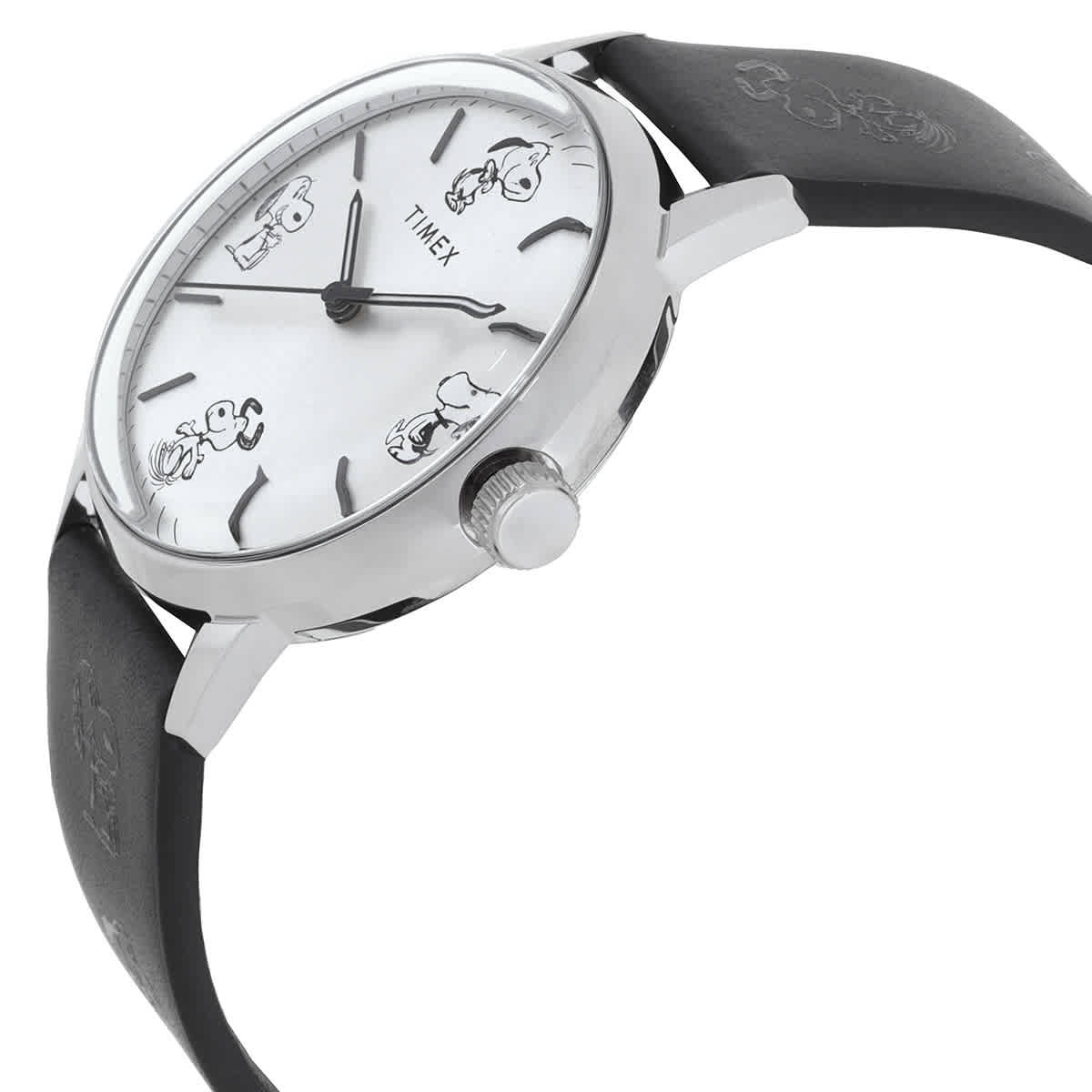 Timex Marlin X Peanuts Sketch Automatic Silver Dial Mens Watch TW2W540000