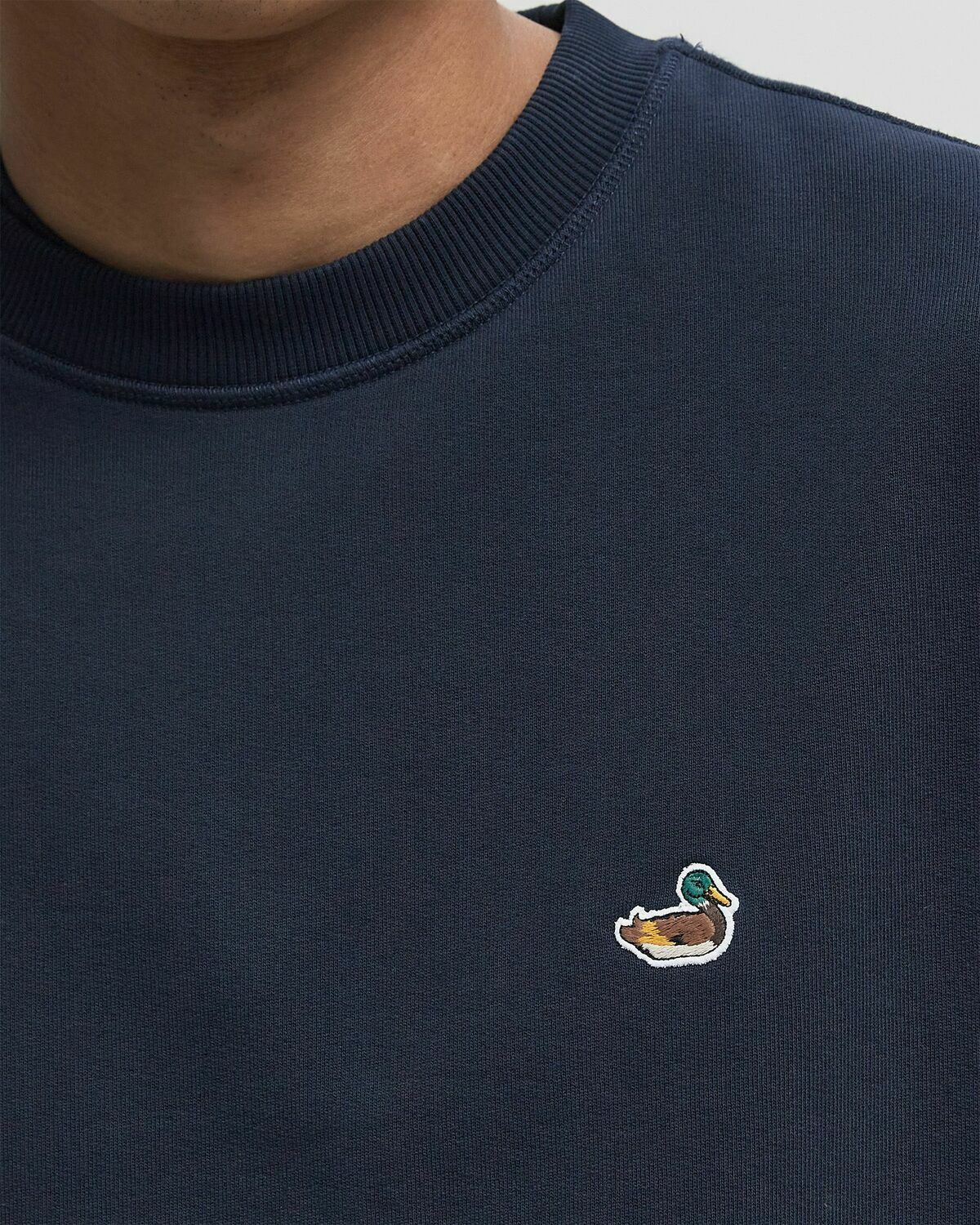 Edmmond Studios DUCK PATCH SW SWEATSHIRT Blue Men