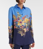 Etro Floral silk shirt