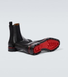 Christian Louboutin Melon Spikes leather Chelsea boots