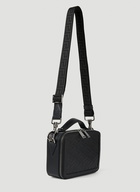 Versace - Greca Mini Messenger Crossbody Bag in Black