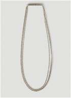 Double Chain Necklace in Silver