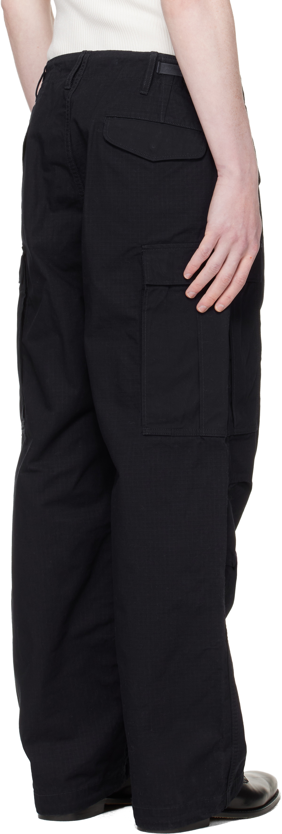 nanamica Navy Ripstop Cargo Pants