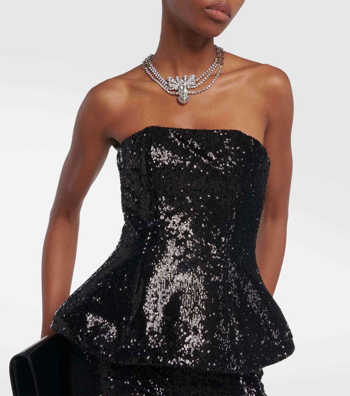 Giuseppe di Morabito Sequined bustier top