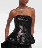 Giuseppe di Morabito Sequined bustier top