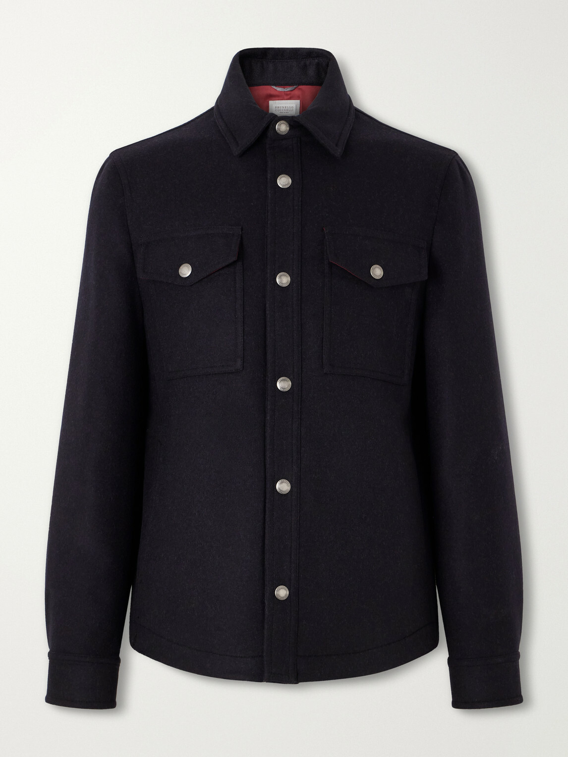 Brunello Cucinelli - Wool-Felt Overshirt - Black