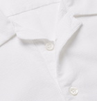 Barena - Camp-Collar Honeycomb Cotton Polo Shirt - White