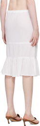 Gimaguas White Swan Midi Skirt