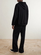Rick Owens - Organic Cotton-Terry Zip-Up Hoodie - Black