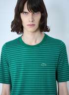 Lacoste Striped Cotton Jersey T-Shirt