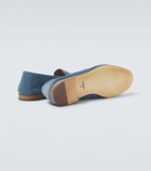 Frescobol Carioca Leme suede penny loafers