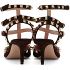 Valentino Garavani Brown Rockstud Heels