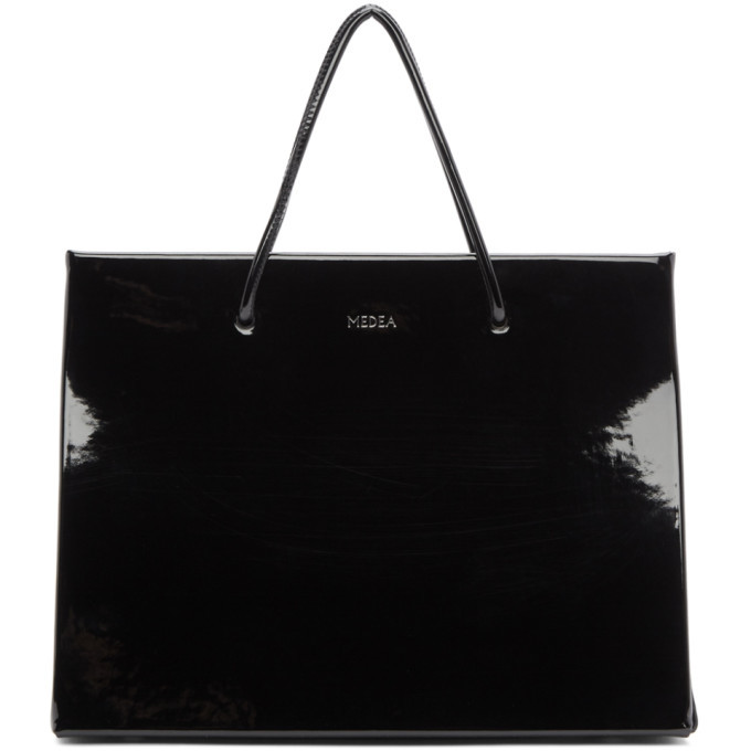 Black vinyl online purse